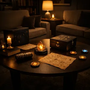 Tilaan levitettynä pakohuoneen komponentteja